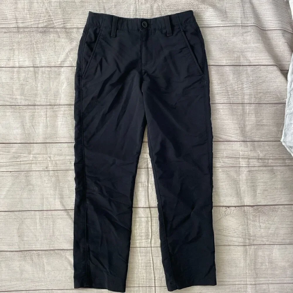Under armour & dockers 2 bundle youth boys 10 uniform/casual pants bundle